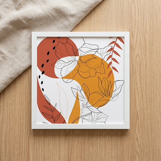 Floral Abstract Print